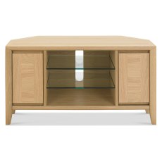 Bergen Oak Corner Entertainment Unit Bergen Oak Corner Entertainment Unit