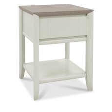 Bergen Grey Lamp Table with Drawer Bergen Grey Lamp Table with Drawer