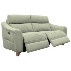 G Plan Monza Fabric 3 Seater Power Recliner with Wooden Feet G Plan Monza Fabric 3 Seater Power Recliner with Wooden Feet