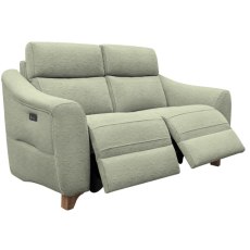 G Plan Monza Fabric 2 Seater Power Recliner with Wooden Feet G Plan Monza Fabric 2 Seater Power Recliner with Wooden Feet
