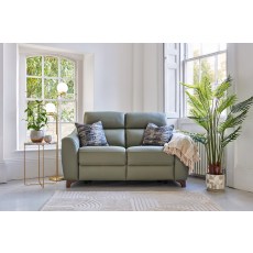 G Plan Monza Leather 2 Seater Sofa with Wooden Feet G Plan Monza Leather 2 Seater Sofa with Wooden Feet