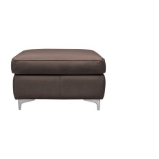 G Plan Monza Leather Footstool with Metal Feet G Plan Monza Leather Footstool with Metal Feet