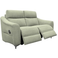 G Plan Monza Fabric 2 Seater Manual Recliner with Metal Feet G Plan Monza Fabric 2 Seater Manual Recliner with Metal Feet