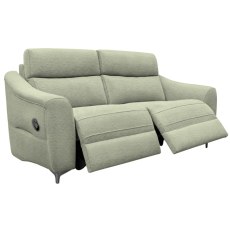 G Plan Monza Fabric 3 Seater Manual Recliner with Metal Feet G Plan Monza Fabric 3 Seater Manual Recliner with Metal Feet