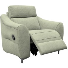 G Plan Monza Fabric Manual Recliner Chair with Metal Feet G Plan Monza Fabric Manual Recliner Chair with Metal Feet