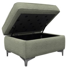 G Plan Monza Fabric Storage Stool with Metal Feet G Plan Monza Fabric Storage Stool with Metal Feet