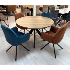 Manhattan 120cm Round Table with 4 x Uno Chairs Manhattan 120cm Round Table with 4 x Uno Chairs