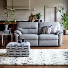 G Plan Seattle Leather 2.5 Seater Sofa with Wooden Feet G Plan Seattle Leather 2.5 Seater Sofa with Wooden Feet