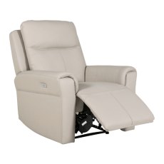 Russo Electric Recliner Chair - Stone Russo Electric Recliner Chair - Stone