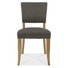 Indus Upholstered Chair - Dark Grey (Pair) Indus Upholstered Chair - Dark Grey (Pair)