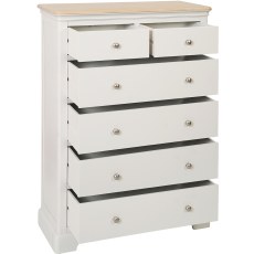 Ludlow Painted 2 Over 4 Drawer Chest Ludlow Painted 2 Over 4 Drawer Chest