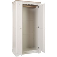 Ludlow Painted Double All Hanging Wardrobe Ludlow Painted Double All Hanging Wardrobe