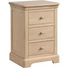 Ludlow Oak 3 Drawer Bedside Ludlow Oak 3 Drawer Bedside