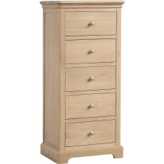 Ludlow Oak 5 Drawer Wellington Chest Ludlow Oak 5 Drawer Wellington Chest