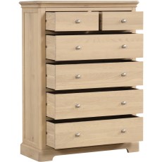Ludlow Oak 2 Over 4 Drawer Chest Ludlow Oak 2 Over 4 Drawer Chest