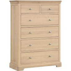 Ludlow Oak 2 Over 4 Drawer Chest Ludlow Oak 2 Over 4 Drawer Chest