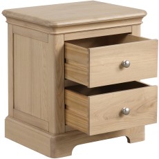 Ludlow Oak 2 Drawer Bedside Ludlow Oak 2 Drawer Bedside