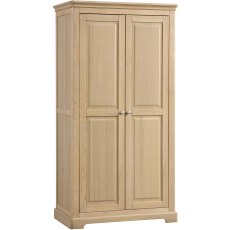 Ludlow Oak Double All Hanging Wardrobe Ludlow Oak Double All Hanging Wardrobe