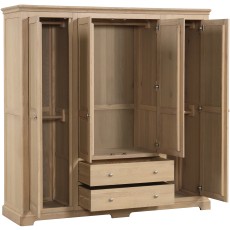 Ludlow Oak Quad Wardrobe Ludlow Oak Quad Wardrobe