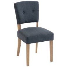 Ludlow Painted Oxford Dining Chair in Slate (Pair) Ludlow Painted Oxford Dining Chair in Slate (Pair)