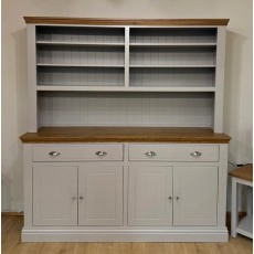 Hill & Hunter New England Large 4 Door 4 Drawer Sideboard with Large Open Dresser Rack Hill & Hunter New England Large 4 Door 4 Drawer Sideboard with Large Open Dresser Rack