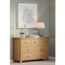 Dodford Oak 3 Over 4 Drawer Chest Dodford Oak 3 Over 4 Drawer Chest