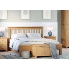 Dodford Oak Low Foot End Bed Dodford Oak Low Foot End Bed