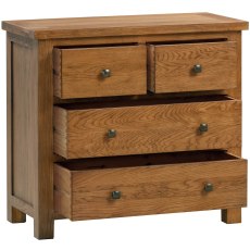 Dodford Rustic Oak 2 + 2 Drawer Chest Dodford Rustic Oak 2 + 2 Drawer Chest
