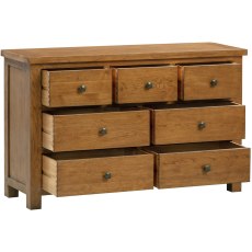 Dodford Rustic Oak 3 Over 4 Drawer Chest Dodford Rustic Oak 3 Over 4 Drawer Chest