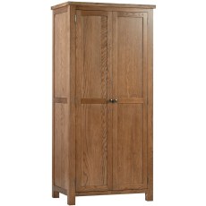Dodford Rustic Oak Double Wardrobe Dodford Rustic Oak Double Wardrobe