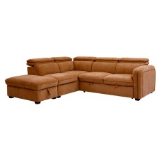 Roscoe Corner Sofa Bed - Rust Roscoe Corner Sofa Bed - Rust