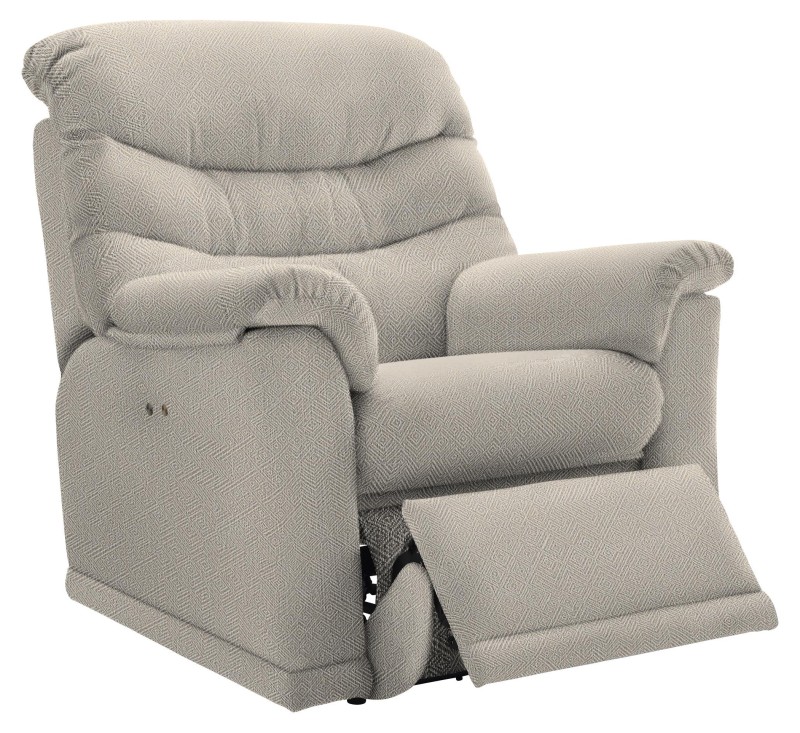 Malvern Power Recliner Chair  B010 Nebular Pebble