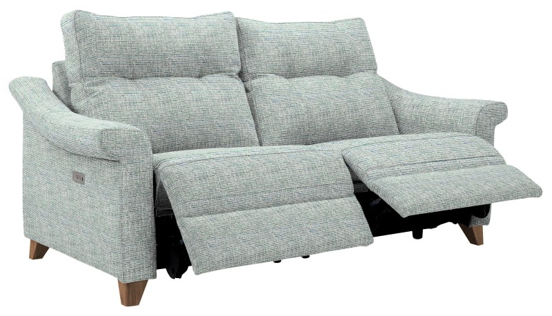 Riley Electric Recliner Large Sofa   B120 Moore Sea